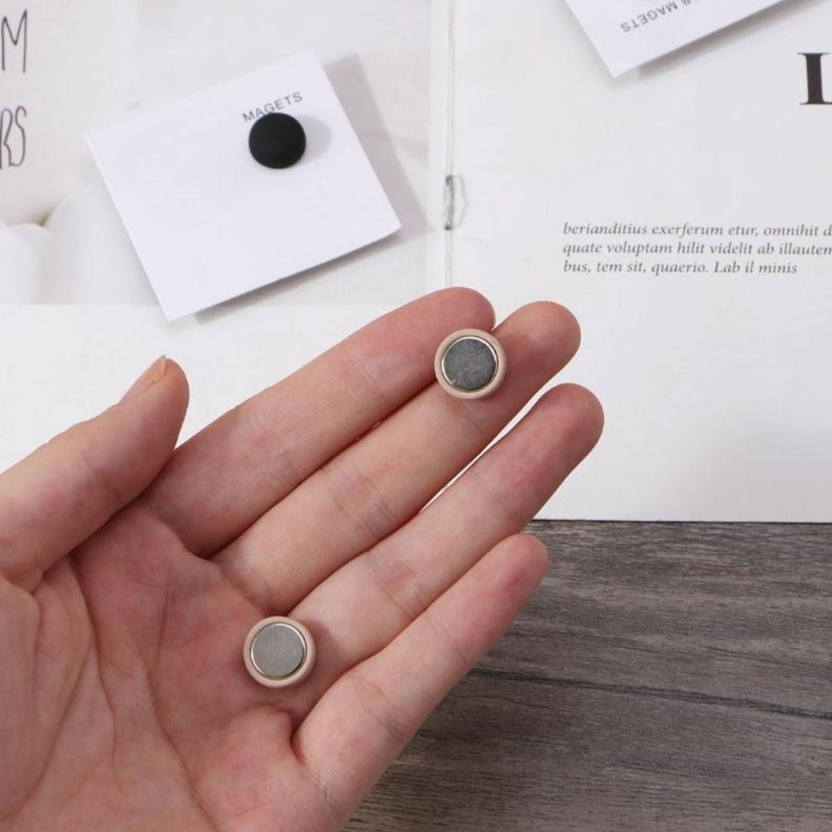 BUFFER® Tekli Güçlü Mıknatıslı Eşarp Şal Mıknatısı