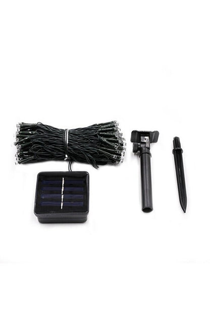 Solar Güneş Enerjili Dış Bahçe 8 Modlu 10 metre (RGB) 120 led dekoratif Aydınlatma