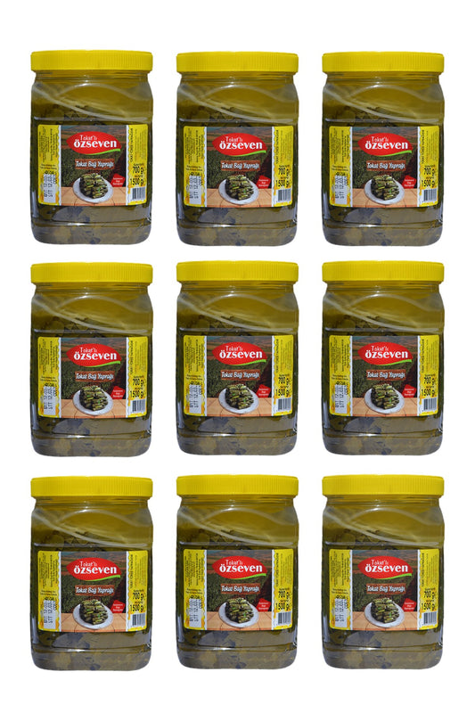 Tokat Bağ Yaprağı ( 9 Adet x 1500gr ) 1Koli