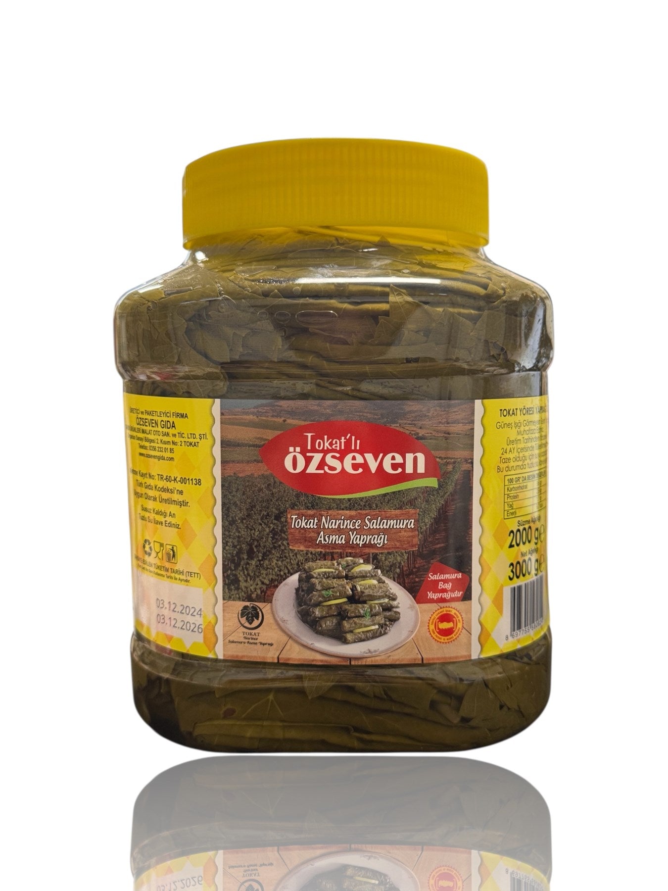 Tokat Bağ Yaprağı Net:3000gr