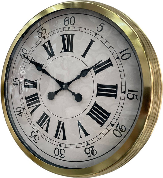 Zentime 60 Cm Gold Lüks Duvar Saati