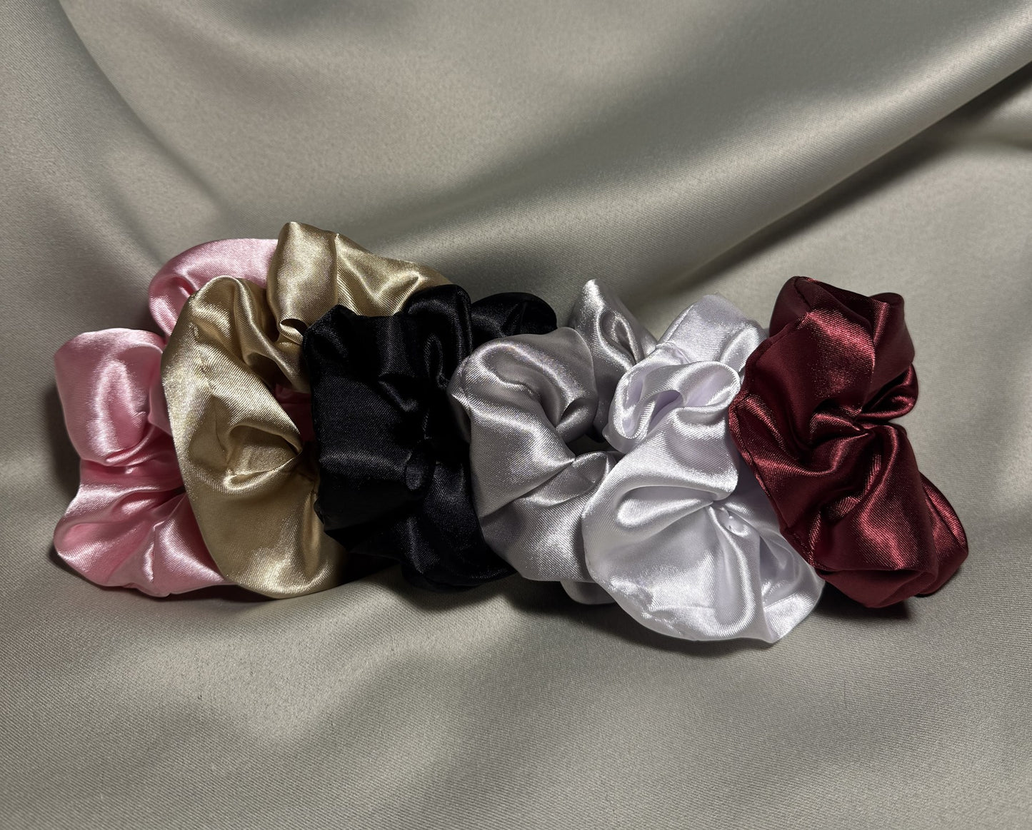6’lı Saten Saç Tokası Seti – Saçı Kırmaz, İz Yapmaz – Pembe