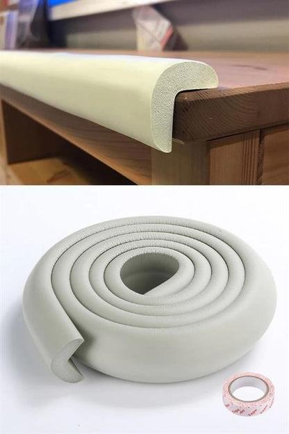 BUFFER® Kauçuk Bebek Çocuk Masa Sehpa Ünite Kenar Köşe Darbe Koruyucu Güvenlik Kiti