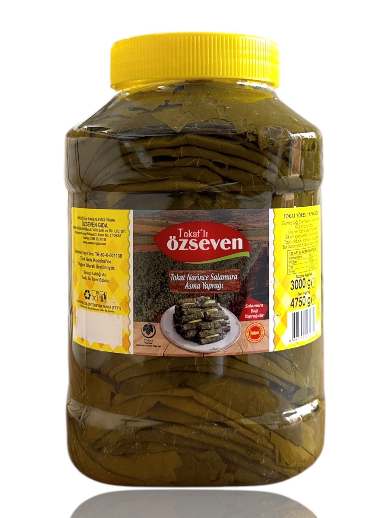 Özseven Tokat Bağ Yaprağı Net:4750gr