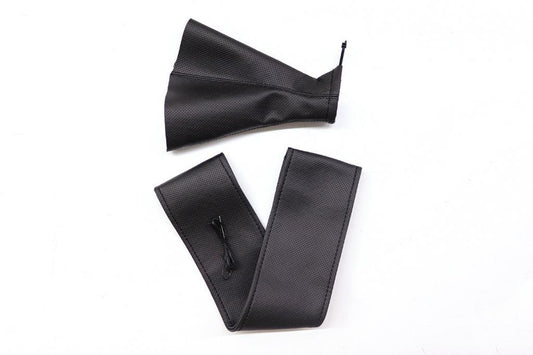 Tüm Araçlara Uyumlu Direksiyon Kılıfı Ve Vites Körüğü Siyah Vinil