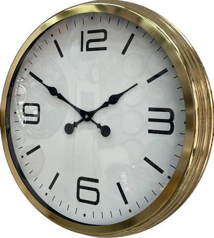 Zentime 60 Cm Gold Lüks Duvar Saati