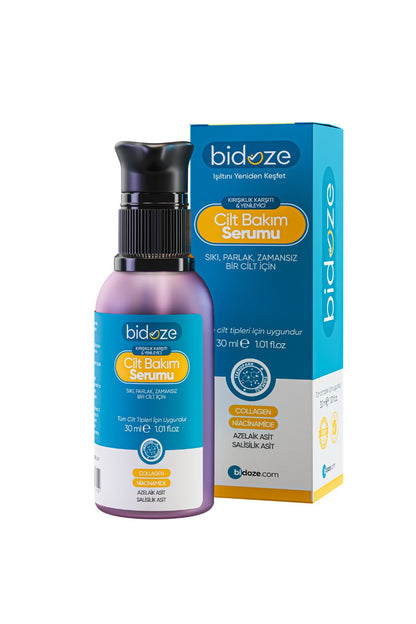 Bidoze Cilt Bakım Serumu 30 Ml | Yaşlanma Ve Akne Karşıtı Onarıcı Bakım