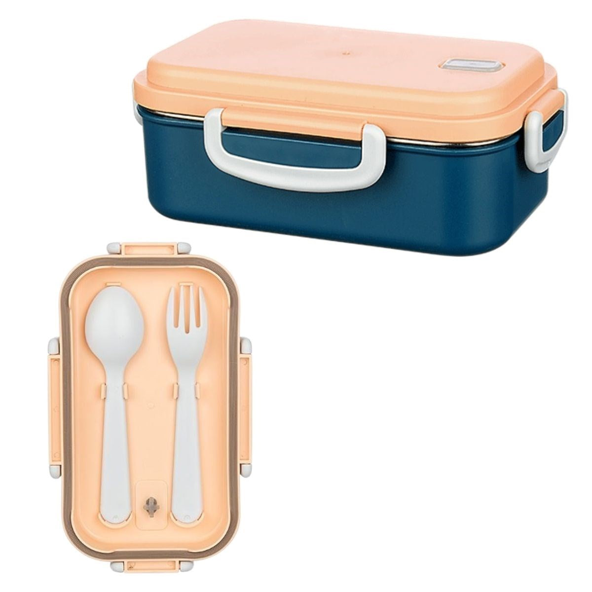 BUFFER® 2 Bölmeli 150-300 Ml Paslanmaz Çelik Yemek Kabı Beslenme Kabı Yiyecek Saklama Kabı