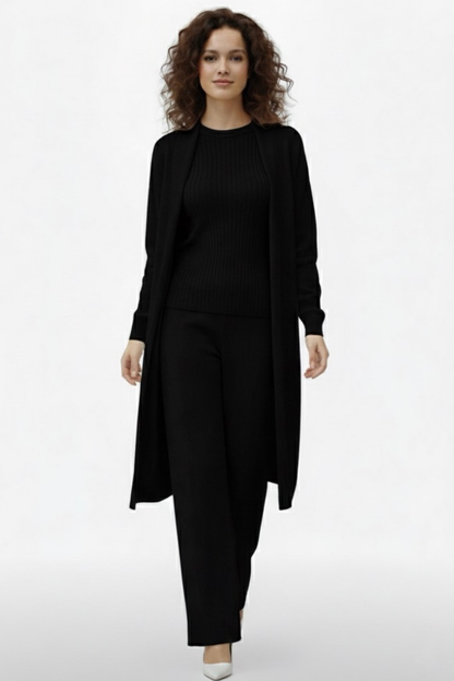 Üçlü takım siyah