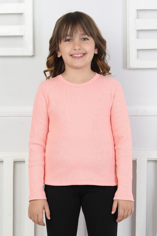 Uzun Kollu Kız Çocuk Body