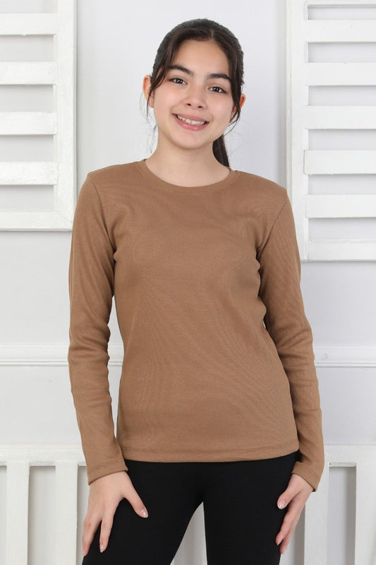 Uzun Kollu Kız Çocuk Body