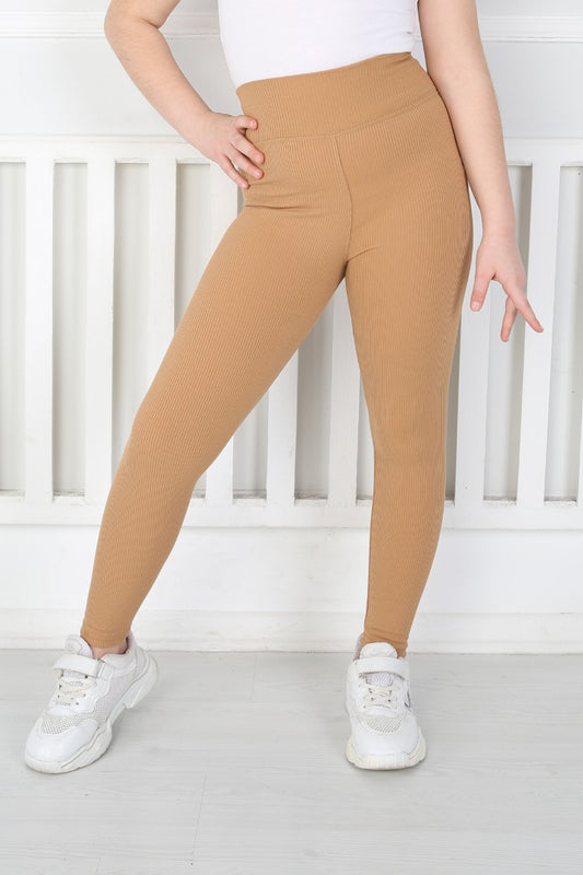 Dar Paça Birinci Kalite Fitilli Kumaş Hardal  Tayt