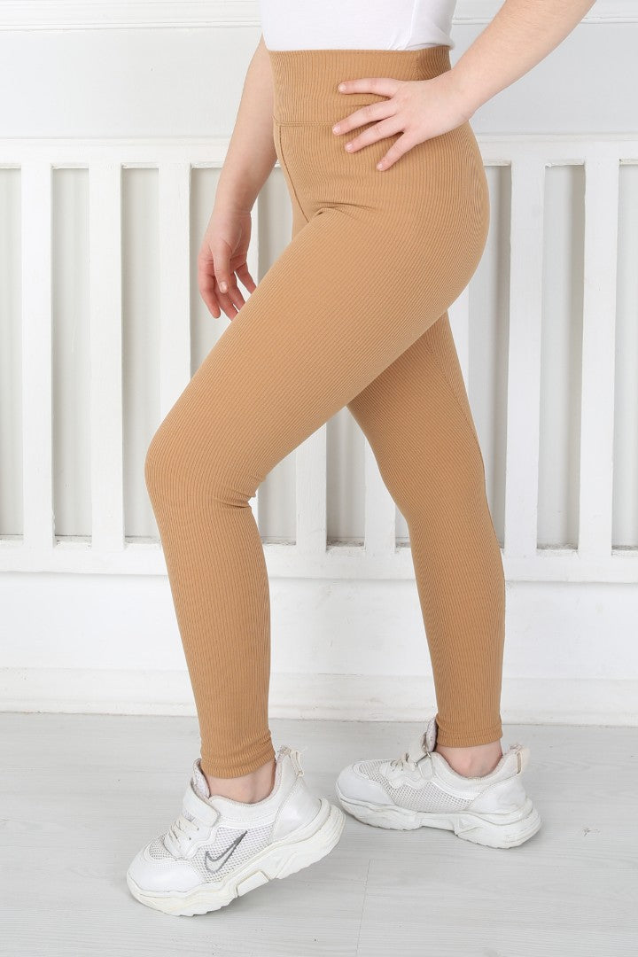 Dar Paça Birinci Kalite Fitilli Kumaş Hardal  Tayt