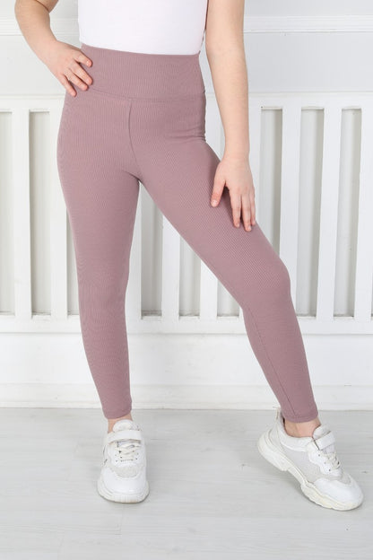 Dar Paça Birinci Kalite Fitilli Kumaş Mürdüm Tayt