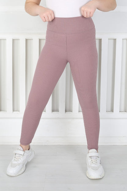 Dar Paça Birinci Kalite Fitilli Kumaş Mürdüm Tayt