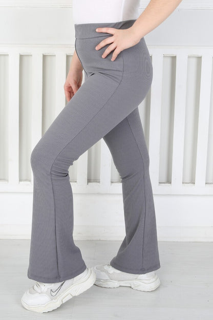 İspanyol Paça Birinci Kalite Fitilli Kumaş Antarsit Kız Çocuk Günlük Tayt