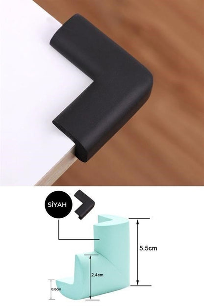BUFFER® Kauçuk Bebek Çocuk Masa Sehpa Ünite Kenar Köşe Darbe Koruyucu Güvenlik Kiti