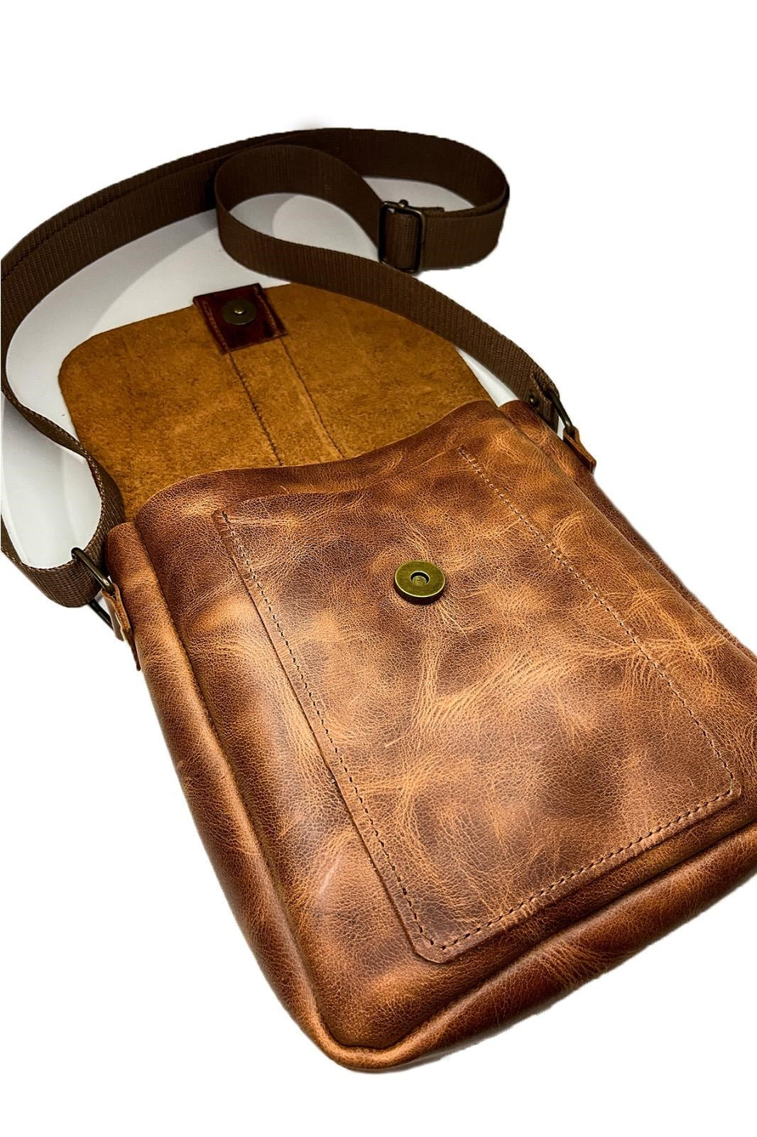 Hakiki Deri Omuz Çantası