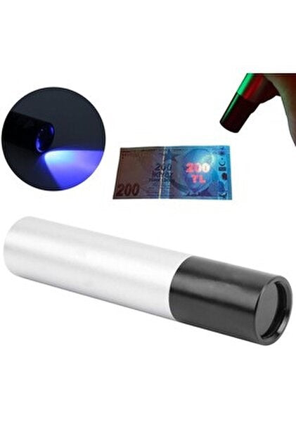 UV El Feneri Mor Işık Ultraviyole Sahte Para Kontrolü ve Leke Tespit Cihazı