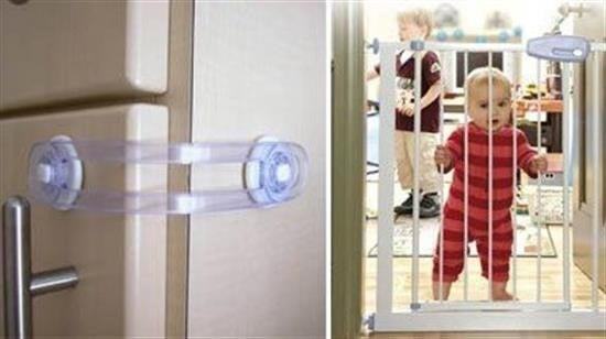 BUFFER® Bebek ve Çocuklar İçin Dolap Çekmece Emniyet Güvenlik Kilidi