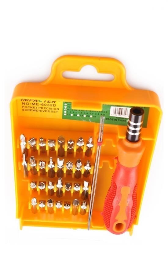 BUFFER® 32 Parça Cep Telefonu Pc Tablet Mini Tornavida Seti Tamir Takımı