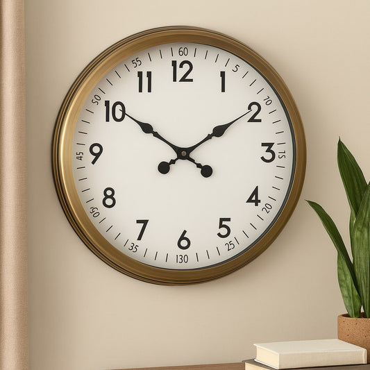 Zentime 60 Cm Eskitme Vintage Duvar Saati