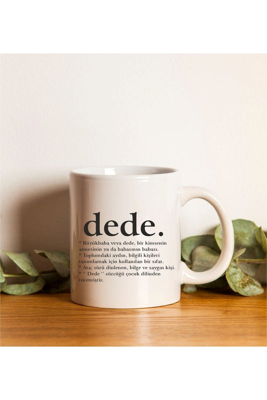 Babalar Günü Için Dede Baskılı Kupa Kp0009