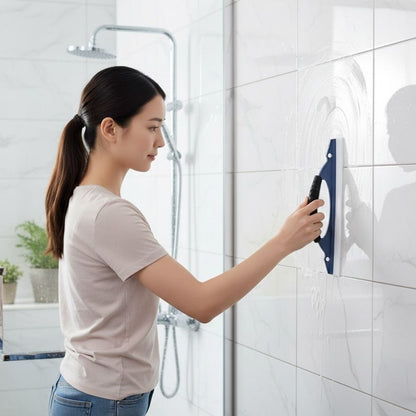 Çok Amaçlı Cam Çekçeği–Araç Camı, Duşakabin, Fayans ve Ayna İçin Leke Temizleme Aparatı