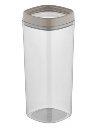 Büyük Boy Hava Kilitli Saklama Kabı – 1.8 Lt – Bej Kapak