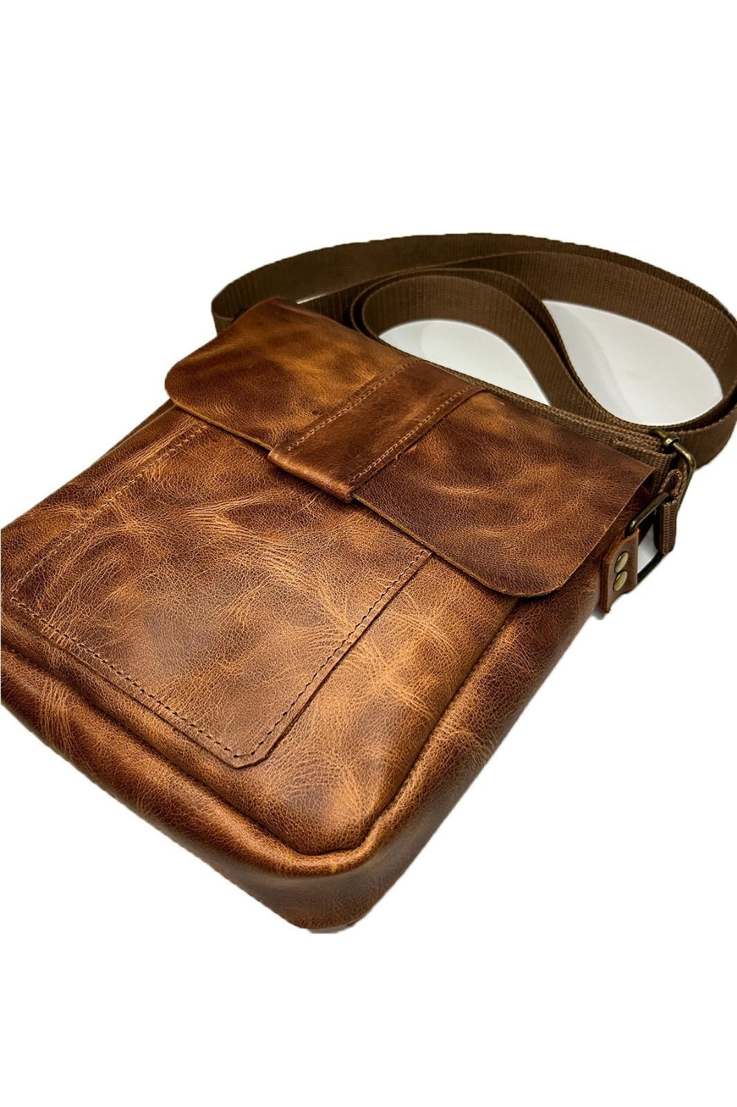 Hakiki Deri Omuz Çantası