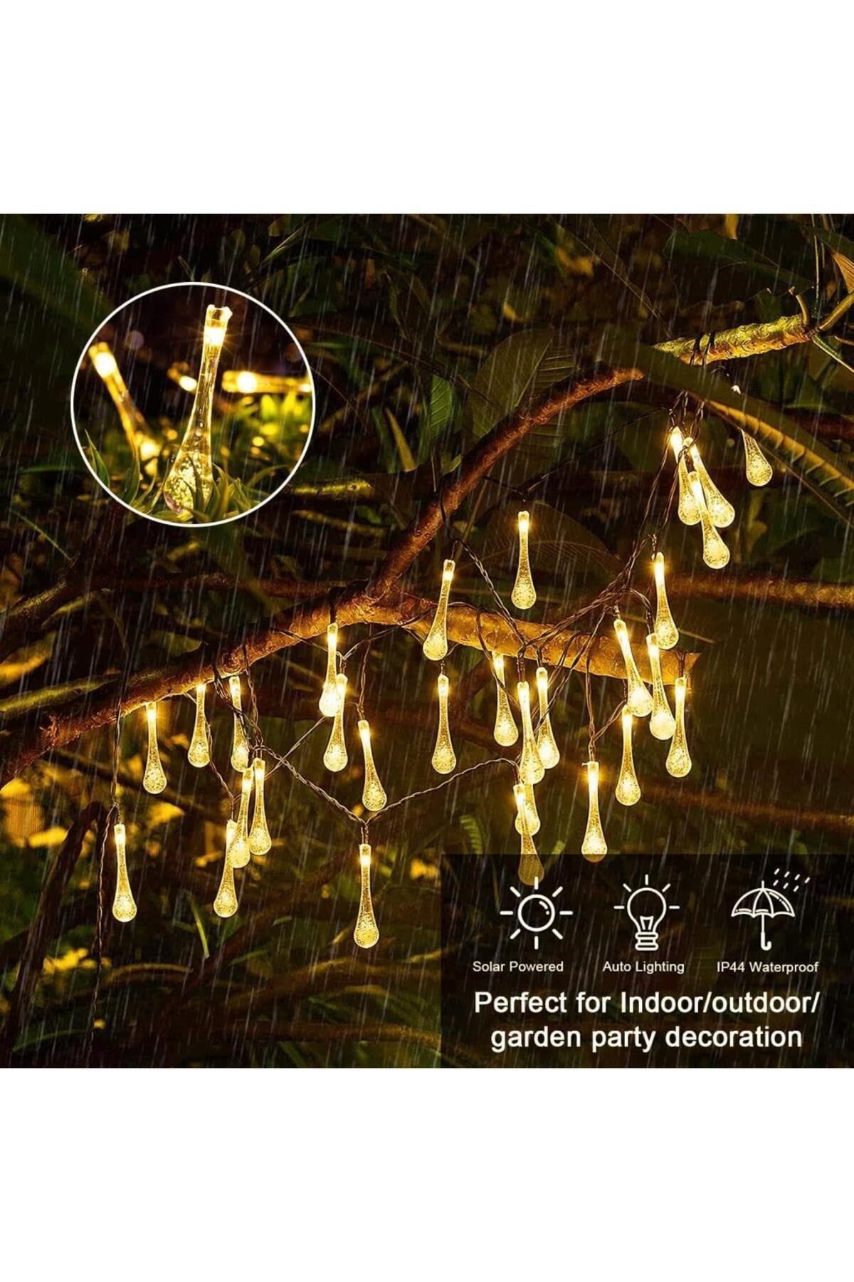 10'lu Günes Enerjili Led Bahçe Yolu Lambasi- Solar Aydinlatma Ip44 Su Geçirmez Isik Setil