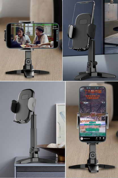 BUFFER® Masaüstü Telefon Standı 360 Derece Dönebilen Başlıklı Ayaklı Telefon Tripodu