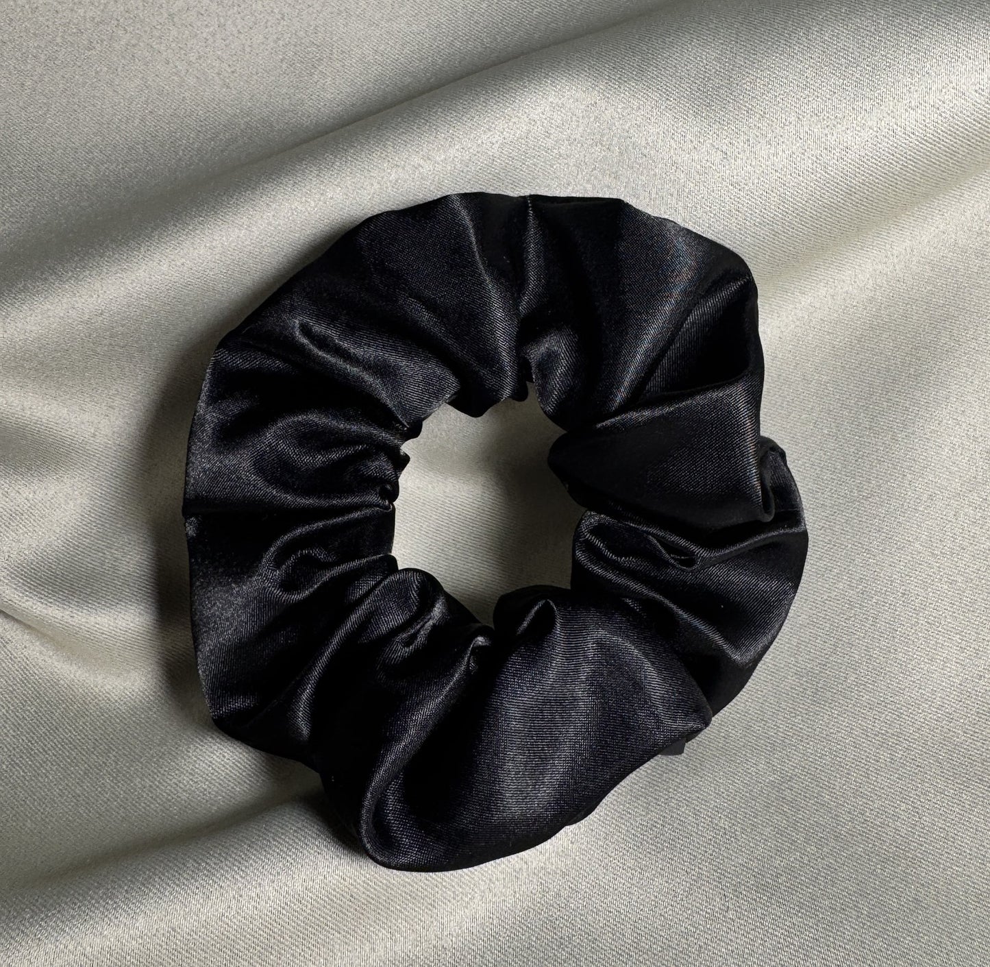 6’lı Saten Saç Tokası Seti – Saçı Kırmaz, İz Yapmaz – Siyah