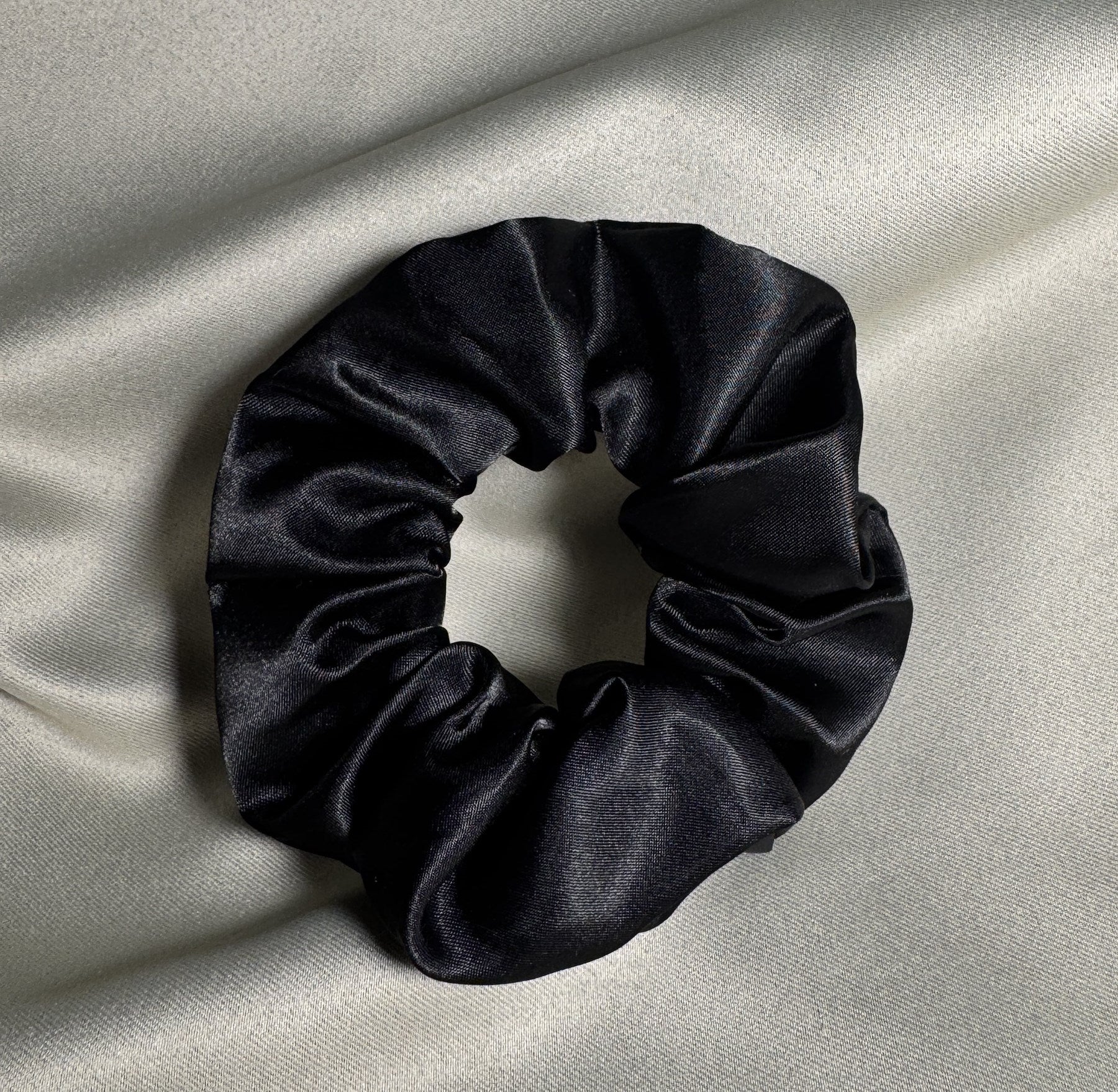 6’lı Saten Saç Tokası Seti – Saçı Kırmaz, İz Yapmaz – Siyah