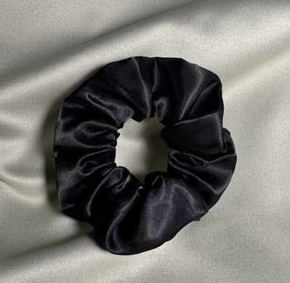 6’lı Saten Saç Tokası Seti – Saçı Kırmaz, İz Yapmaz – Siyah