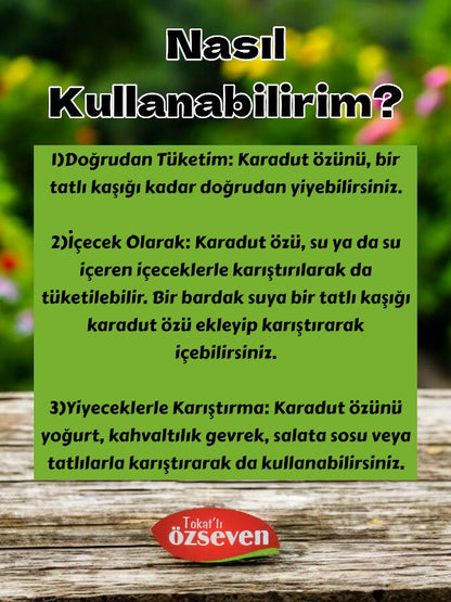 Özseven Karadut Özü 300gr